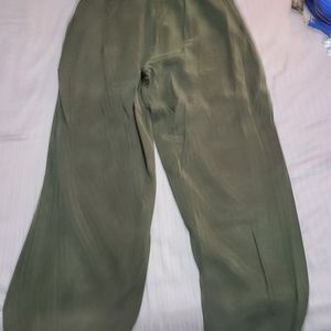 Pink Large Army Green Jogger type pants